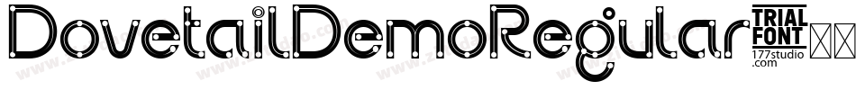 DovetailDemoRegular字体转换