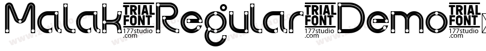 Malak-Regular-Demo字体转换