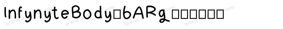 InfynyteBody-6ARg字体转换