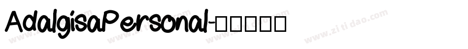 AdalgisaPersonal字体转换