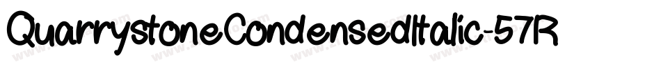 QuarrystoneCondensedItalic-57Rj字体转换 QuarrystoneCondensedItalic-57Rj字体转换