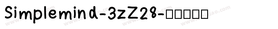 Simplemind-3zZ28字体转换