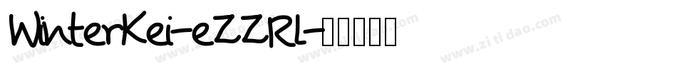 WinterKei-eZZRl字体转换