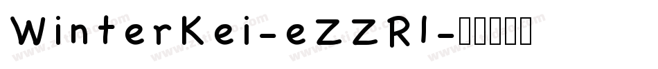 WinterKei-eZZRl字体转换
