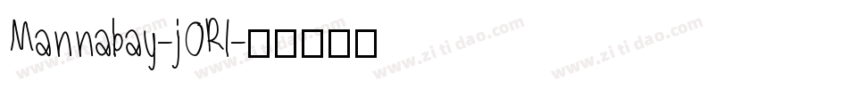 Mannabay-j0Rl字体转换