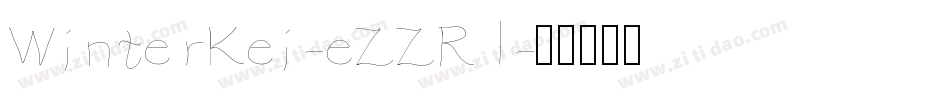 WinterKei-eZZRl字体转换