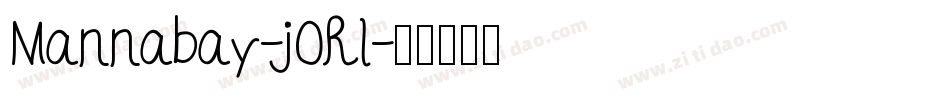 Mannabay-j0Rl字体转换
