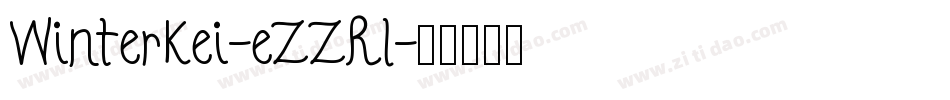 WinterKei-eZZRl字体转换