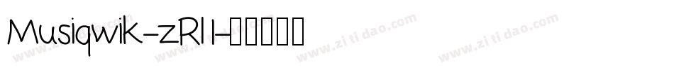 Musiqwik-zRl1字体转换