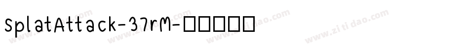 SplatAttack-37rM字体转换
