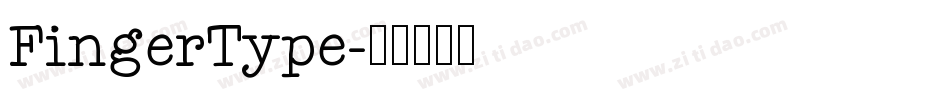 FingerType字体转换
