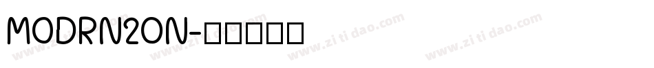 MODRN20N字体转换
