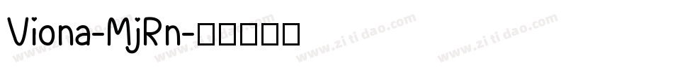 Viona-MjRn字体转换