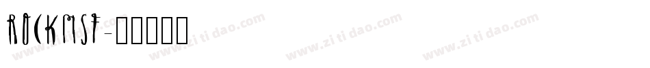 ROCKMSF字体转换