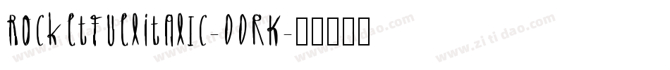 RocketfuelItalic-ddrK字体转换