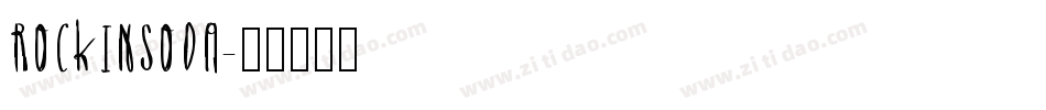 Rockinsoda字体转换