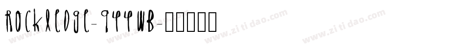 Rockledge-9YYWB字体转换