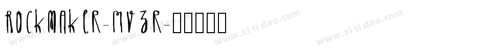 Rockmaker-MVzr字体转换