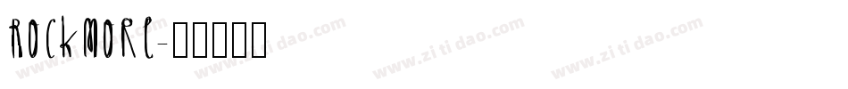Rockmore字体转换