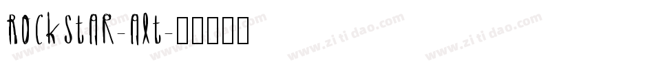 Rockstar-alt字体转换