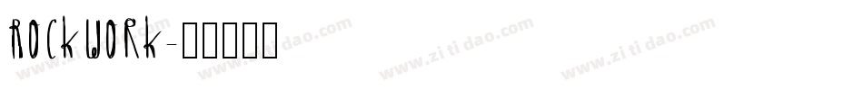 Rockwork字体转换