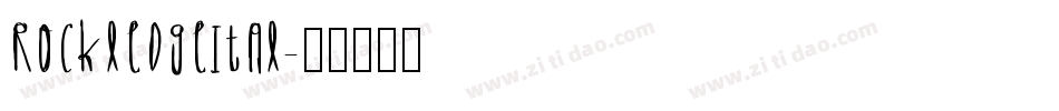 rockledgeital字体转换