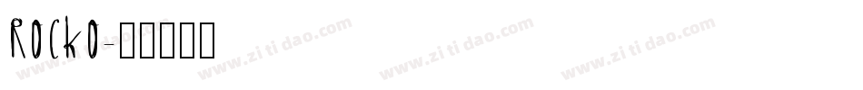 rocko字体转换