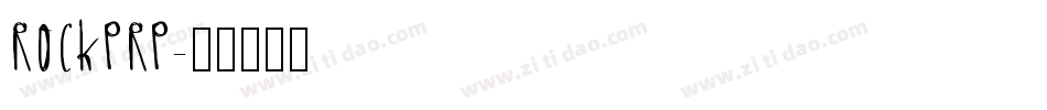 rockprp字体转换