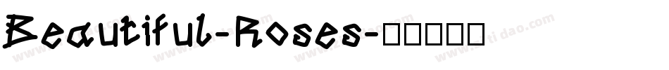 Beautiful-Roses字体转换