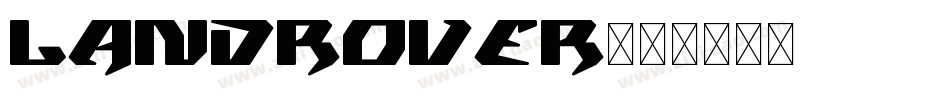 LandRover字体转换