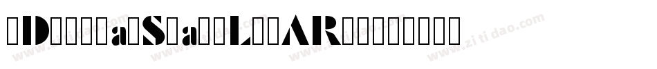 7DingbatSlatsLt-ARox字体转换