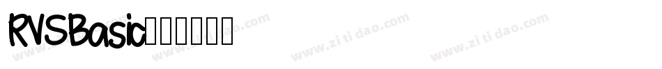 RVSBasic字体转换