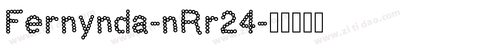 Fernynda-nRr24字体转换
