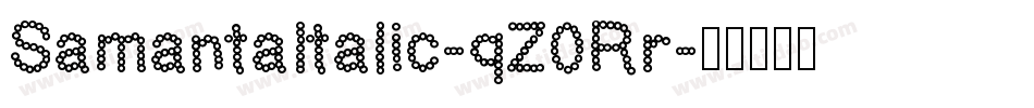 SamantaItalic-qZ0Rr字体转换