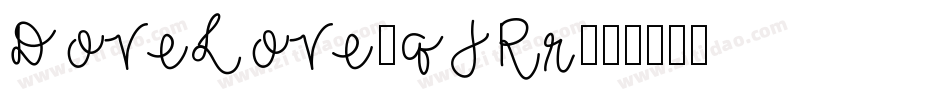 DoveLove-qJRr字体转换