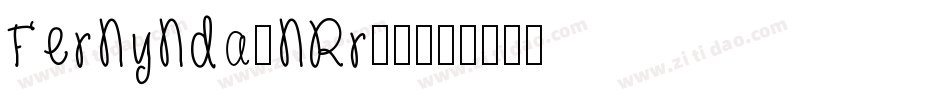 Fernynda-nRr24字体转换