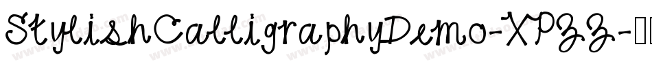 StylishCalligraphyDemo-XPZZ字体转换