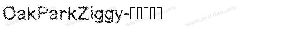 OakParkZiggy字体转换