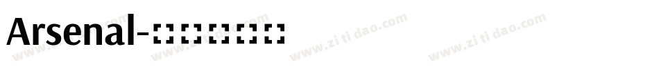 Arsenal字体转换