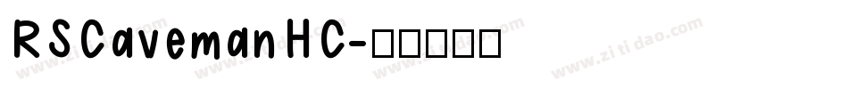 RSCavemanHC字体转换