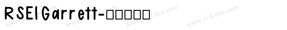 RSElGarrett字体转换