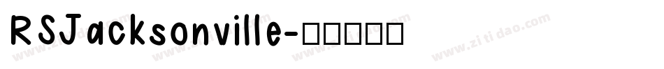 RSJacksonville字体转换