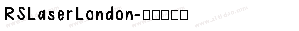 RSLaserLondon字体转换
