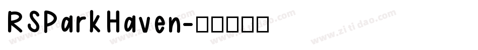 RSParkHaven字体转换