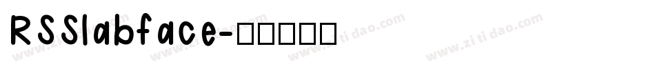 RSSlabface字体转换