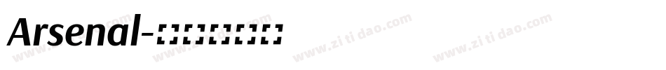 Arsenal字体转换