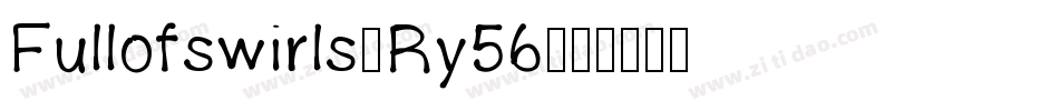Fullofswirls-Ry56字体转换