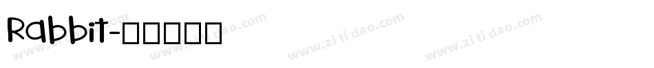 Rabbit字体转换