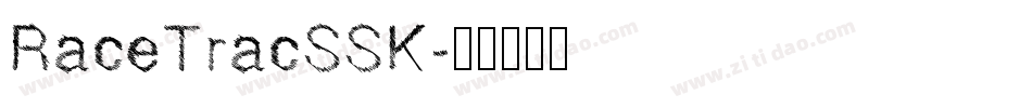 RaceTracSSK字体转换