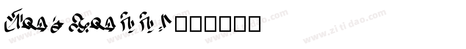 RaceTracSSK字体转换